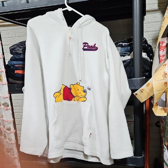 Disney Winnie The Pooh Hooded Sweatshirt - Picture 1 of 5